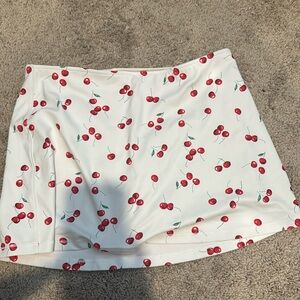 Abercrombie and fitch cherry workout skirt